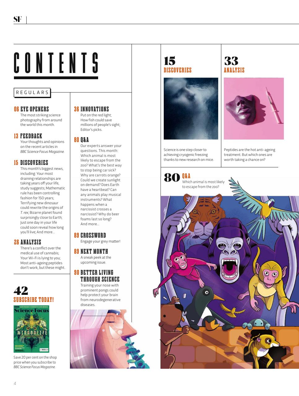 BBC Science Focus Magazine Preview Pages