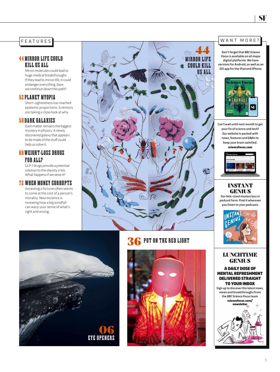 BBC Science Focus Magazine Preview Pages