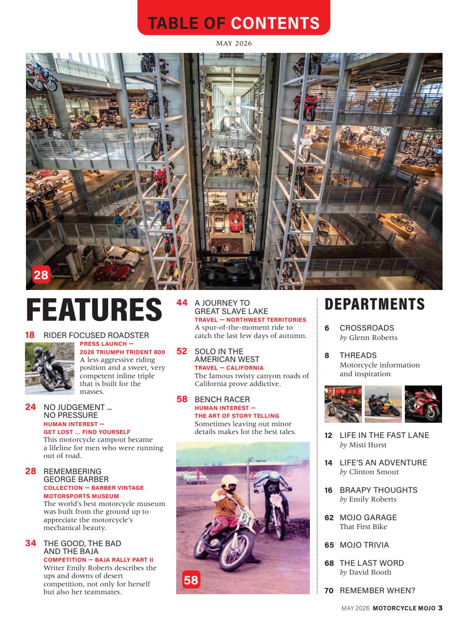 Motorcycle Mojo Preview Pages