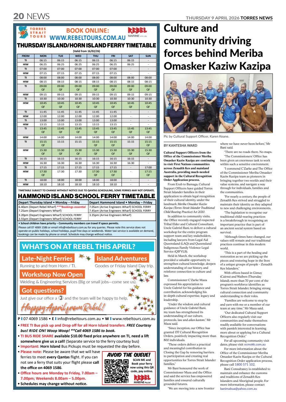 Torres News Preview Pages