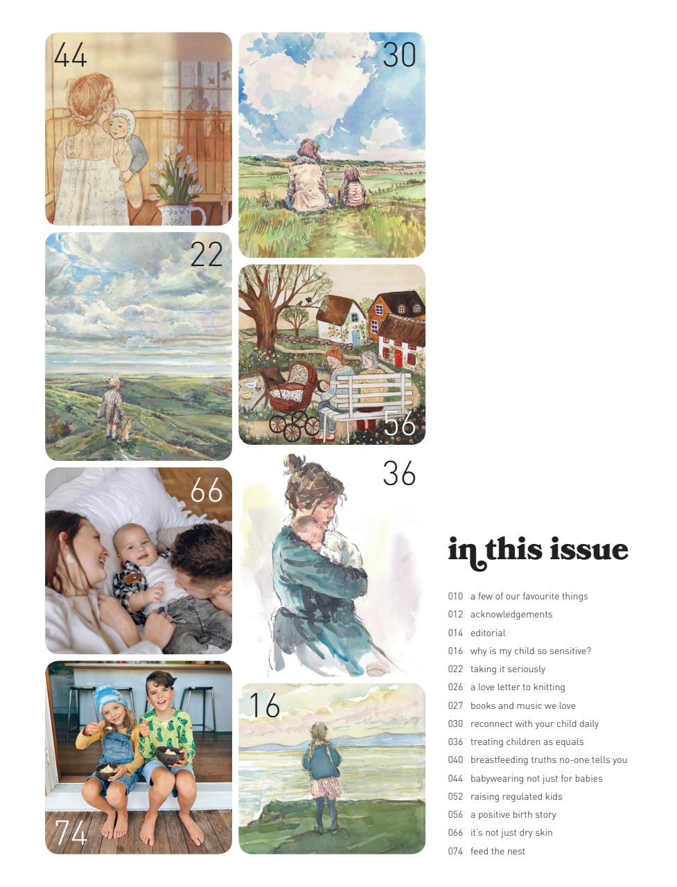 The Natural Parent Magazine Preview Pages