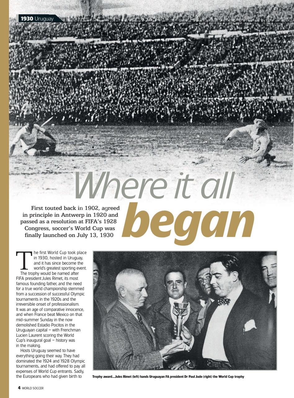 World Soccer Preview Pages