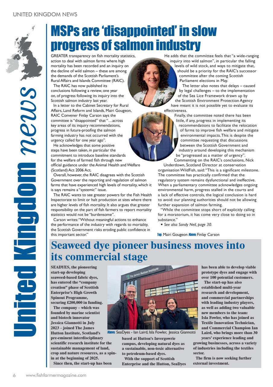 Fish Farmer Magazine Preview Pages