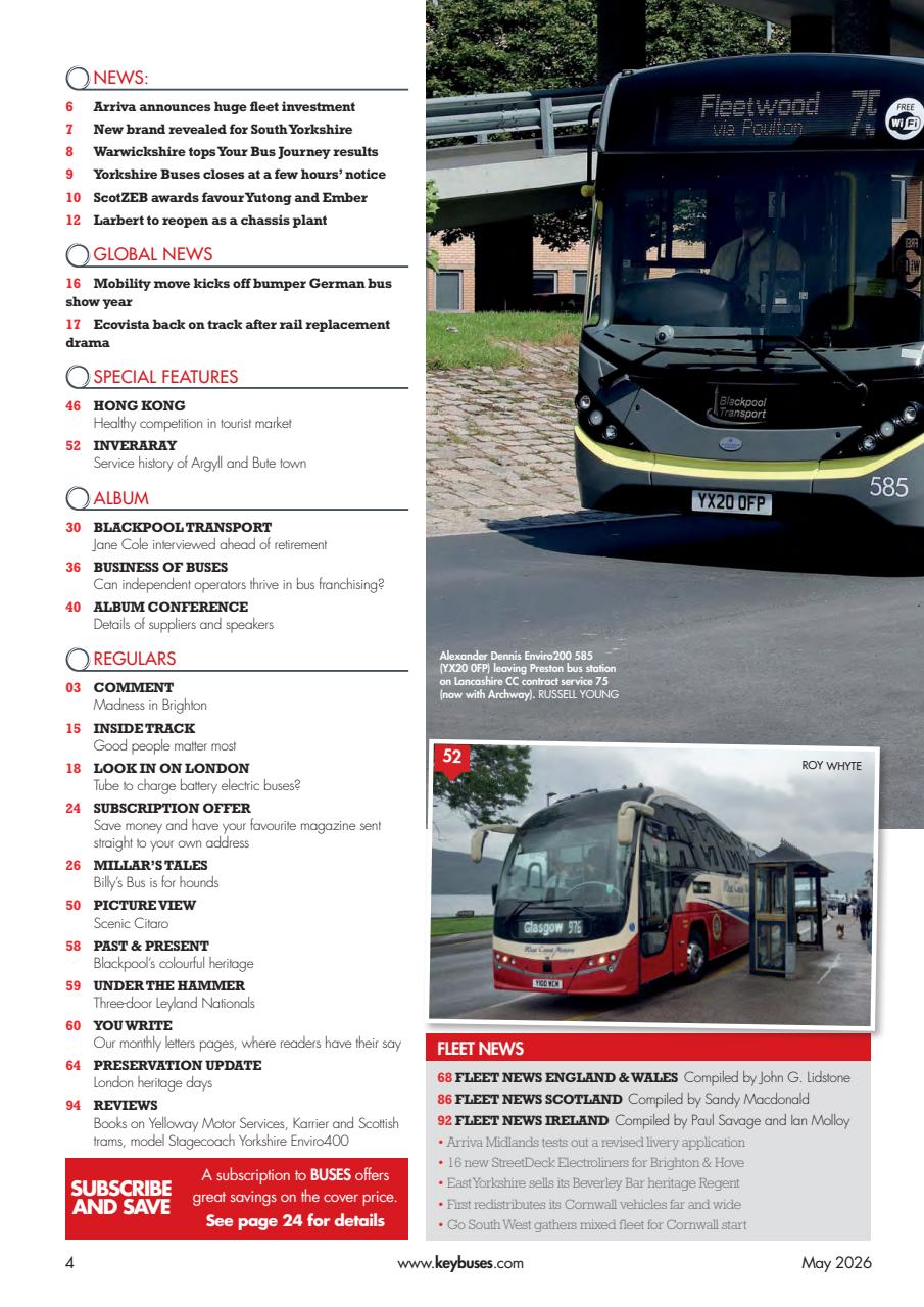 Buses Magazine Preview Pages