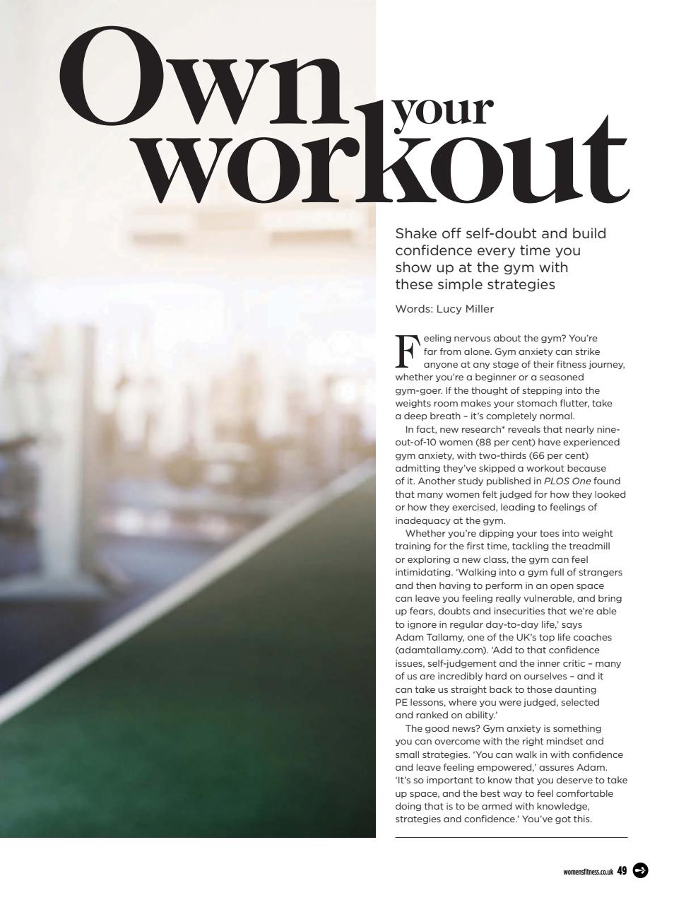 Women’s Fitness Preview Pages