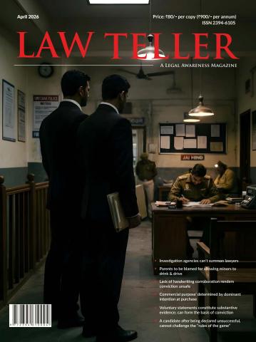 Lawteller – A Legal Awareness Magazine issue April 2026