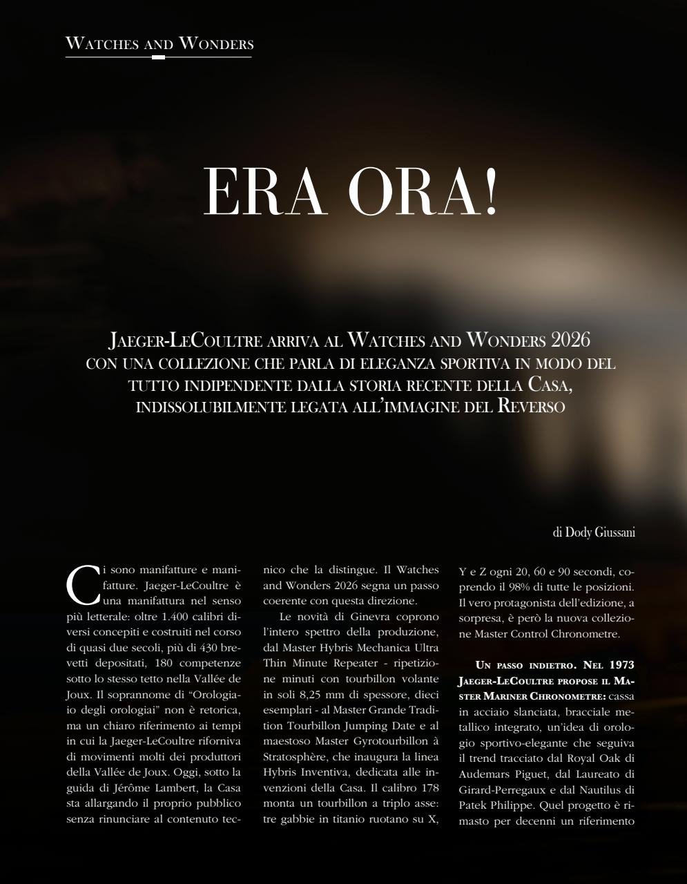 L'Orologio Preview Pages