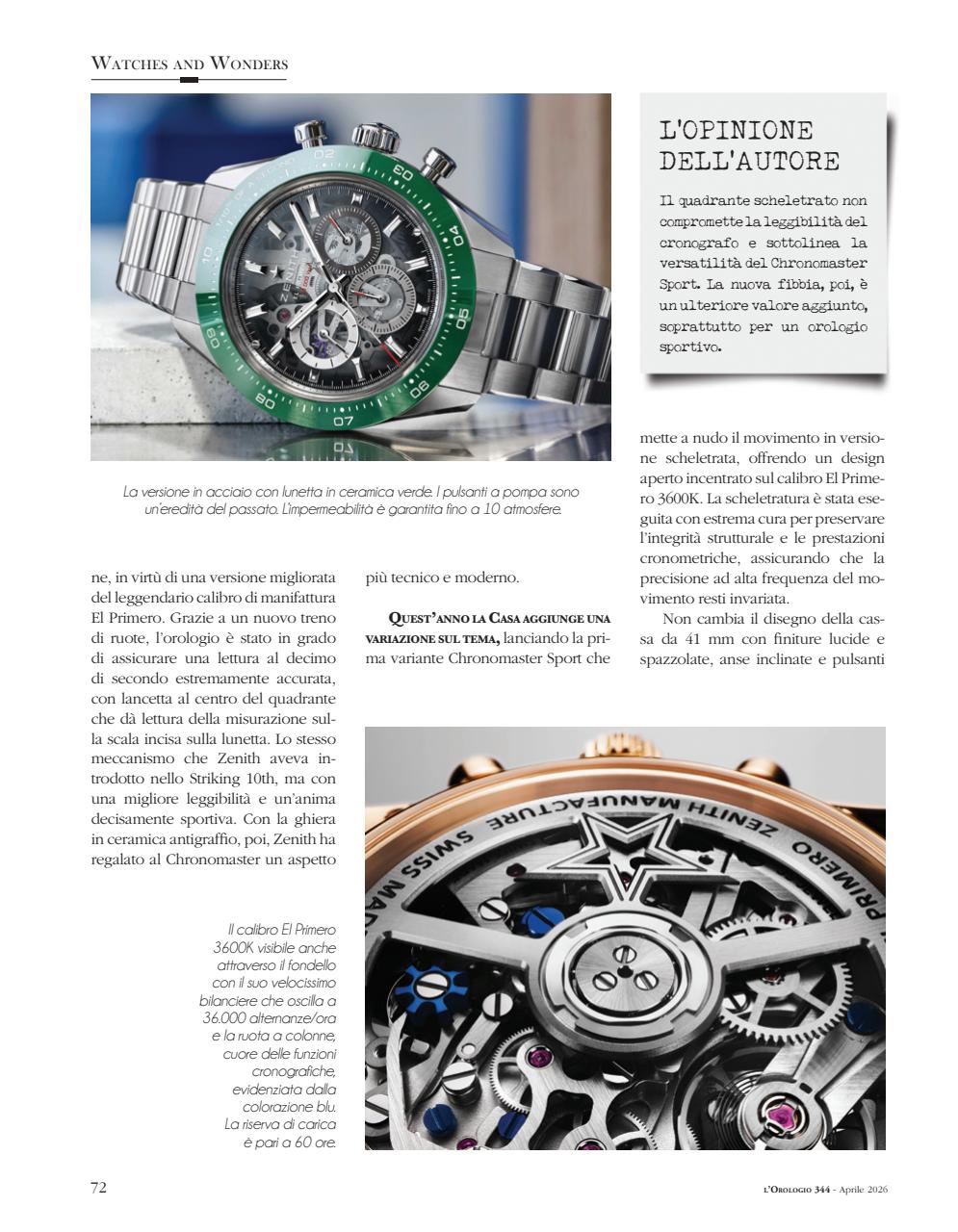 L'Orologio Preview Pages