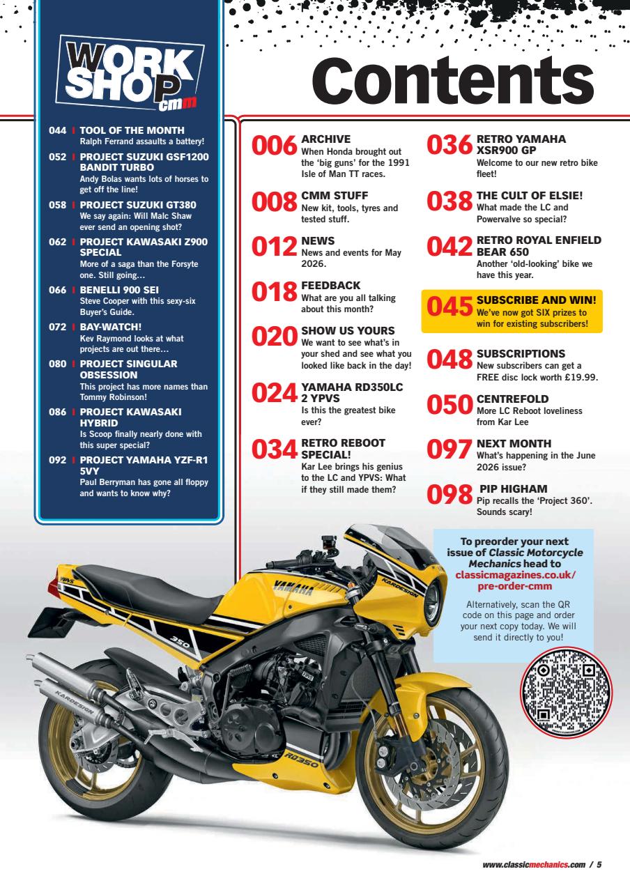 Classic Motorcycle Mechanics Preview Pages