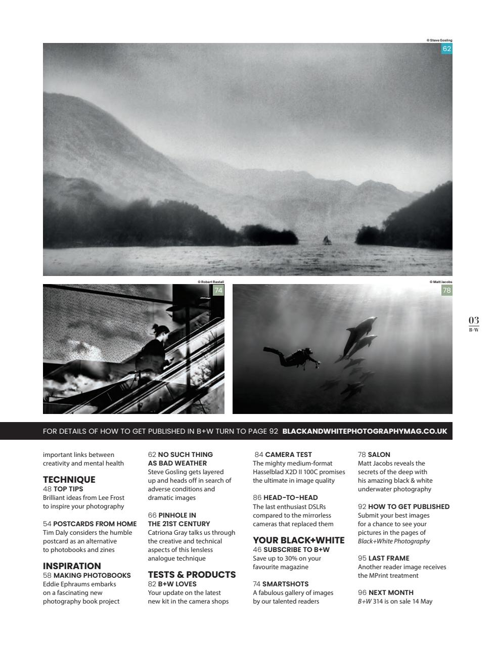 Black+White Photography Preview Pages