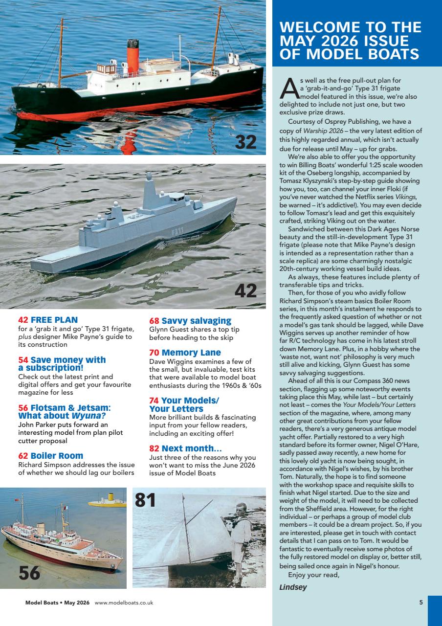 Model Boats Preview Pages