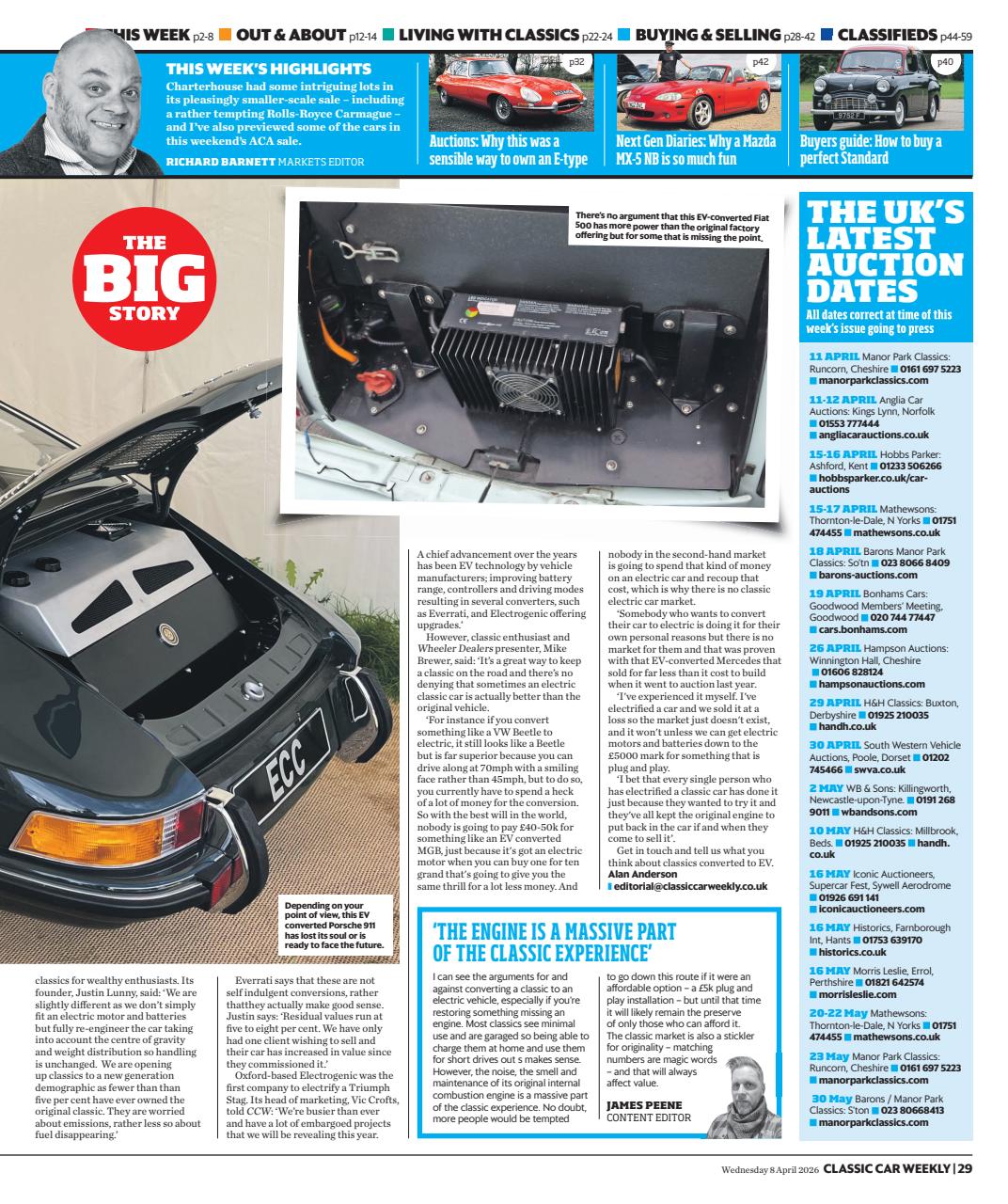 Classic Car Weekly Preview Pages