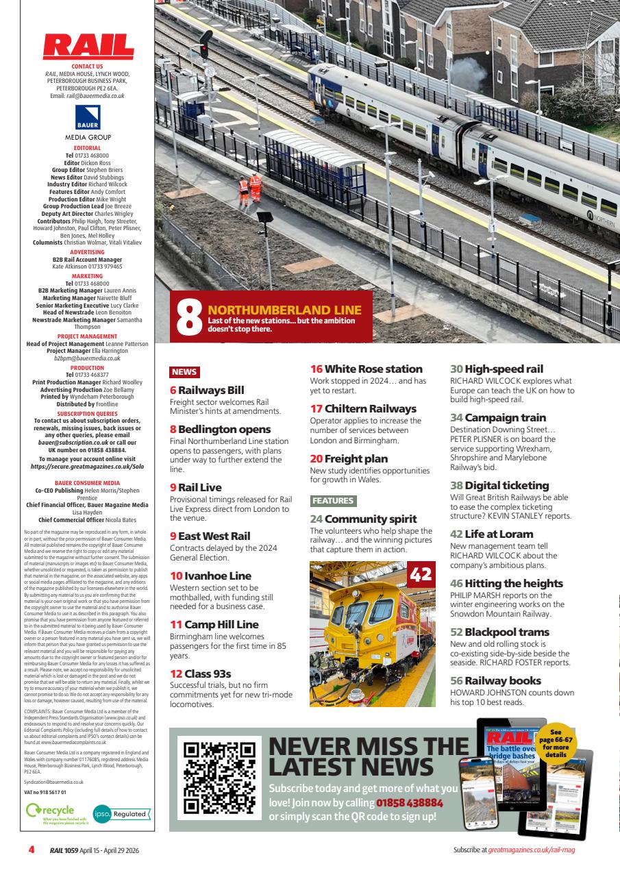 Rail Preview Pages
