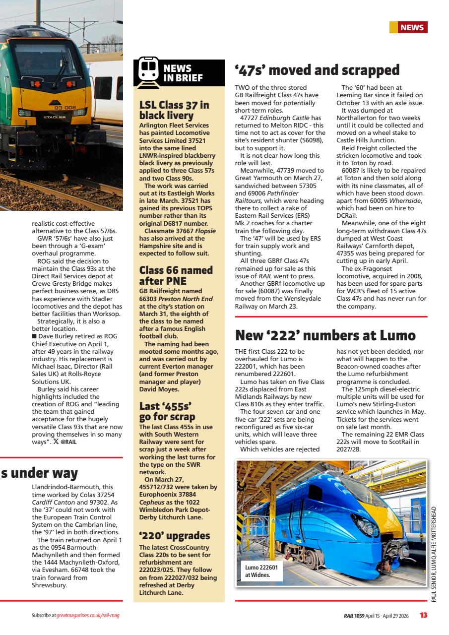 Rail Preview Pages