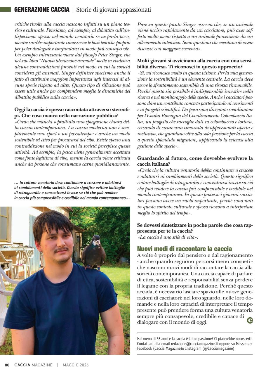 Caccia Magazine Preview Pages