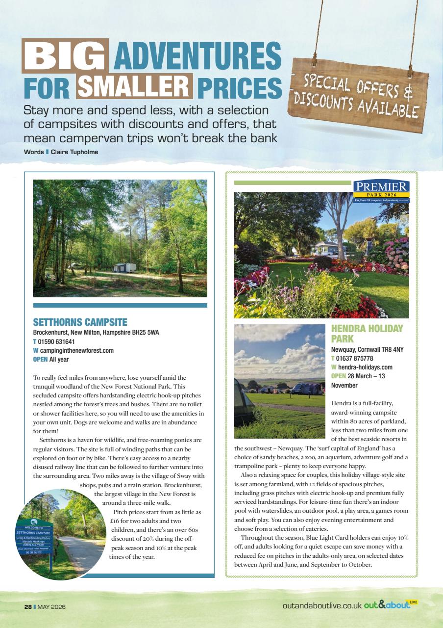 Campervan Preview Pages