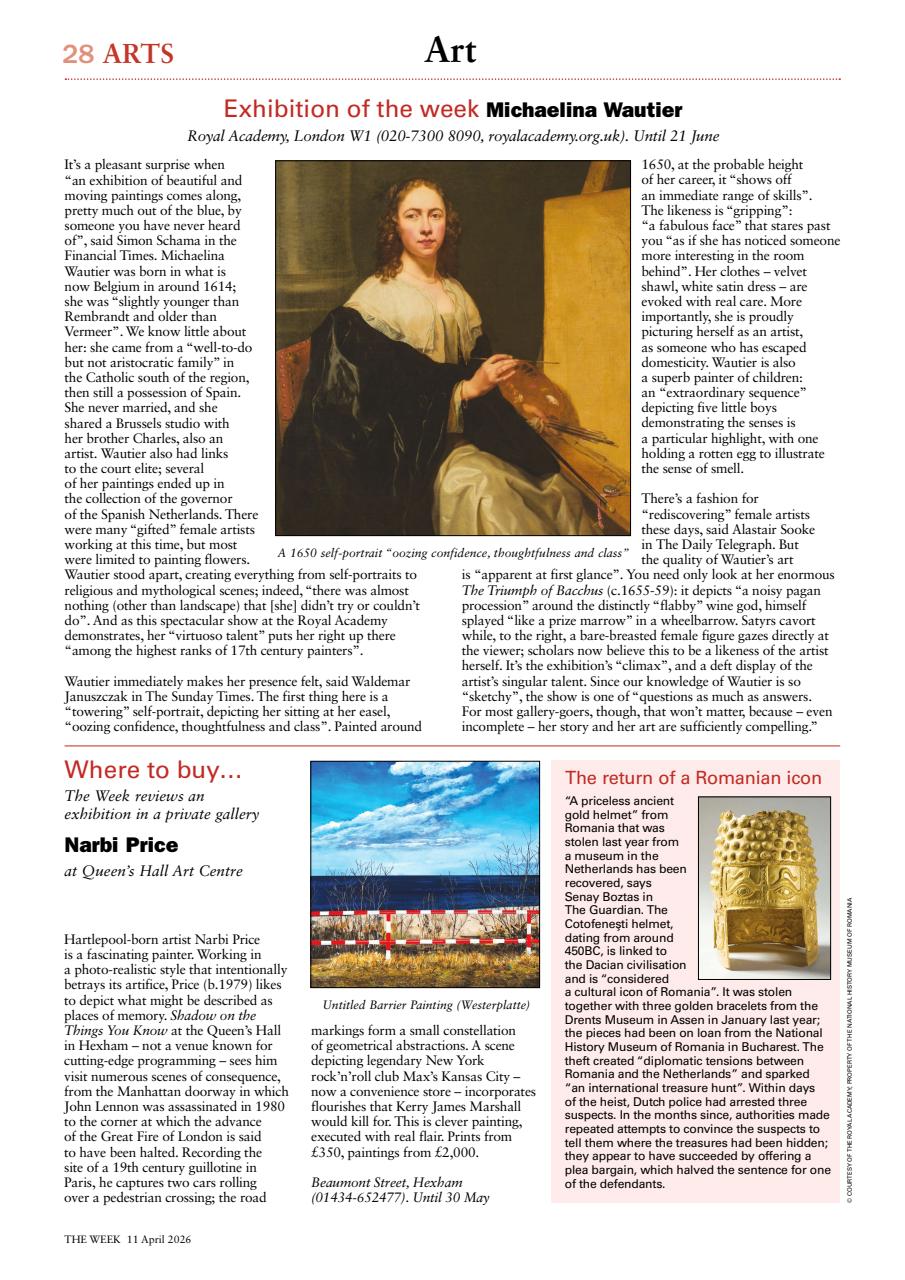 The Week Preview Pages