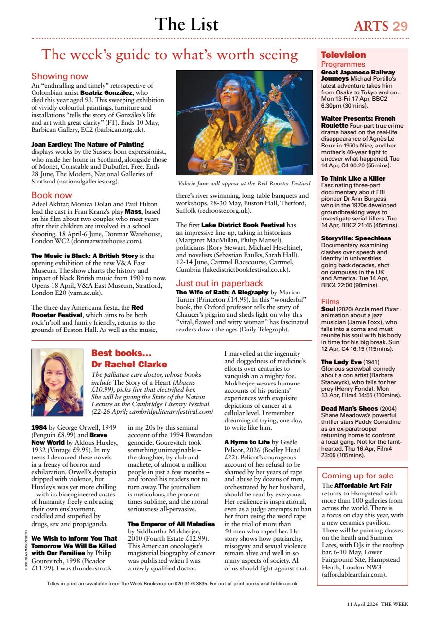 The Week Preview Pages