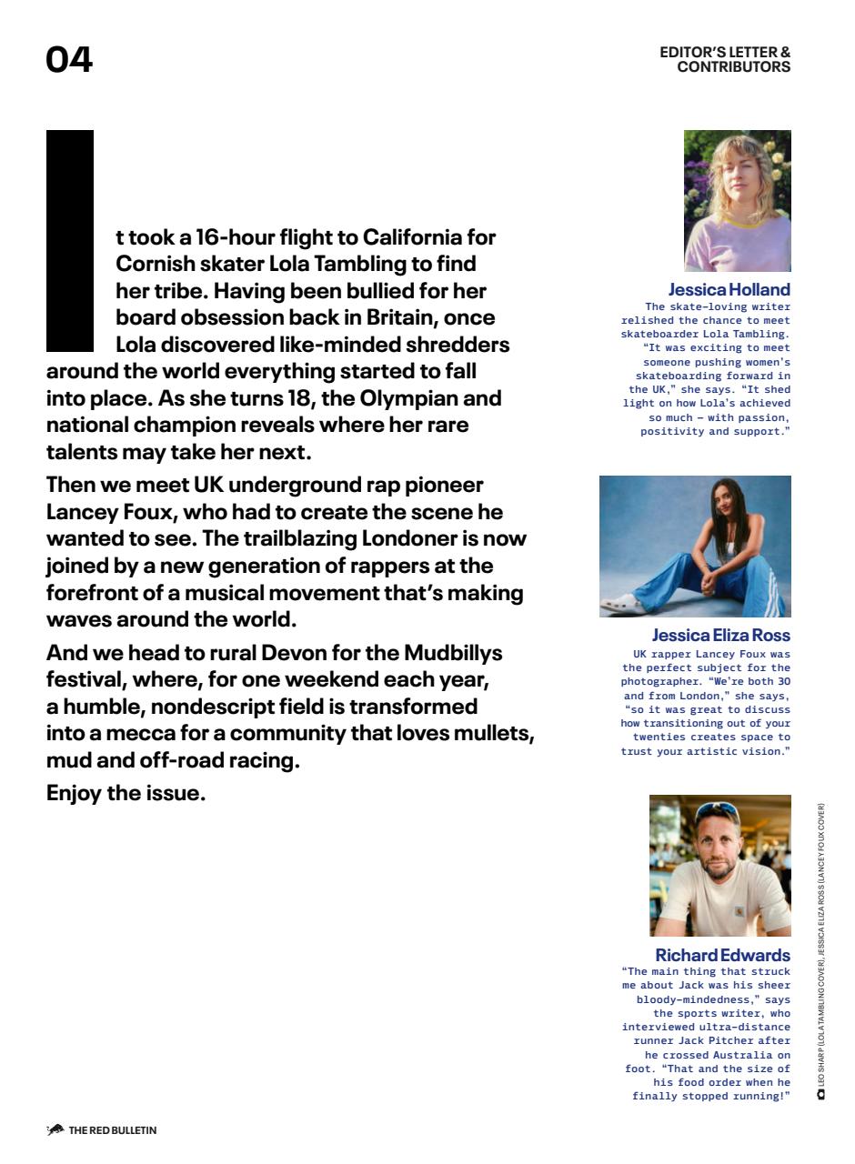 The Red Bulletin UK Edition Preview Pages