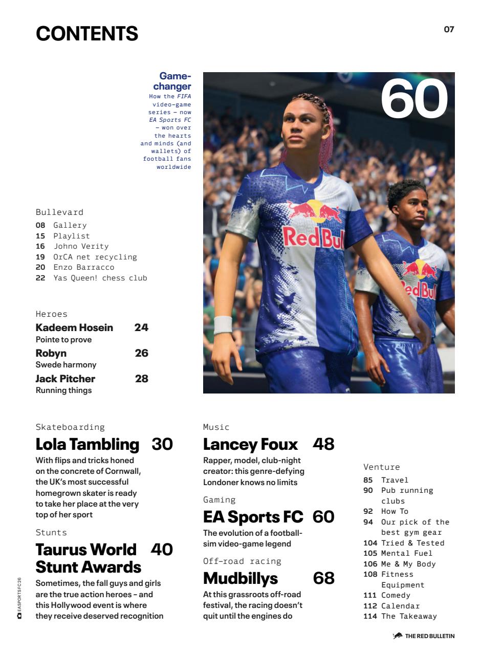 The Red Bulletin UK Edition Preview Pages