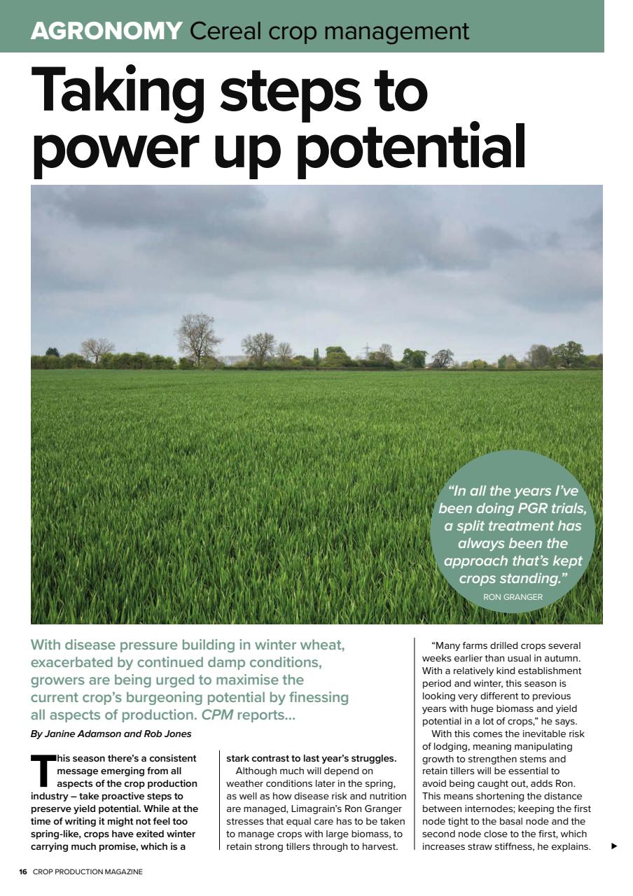 Crop Production Magazine Preview Pages