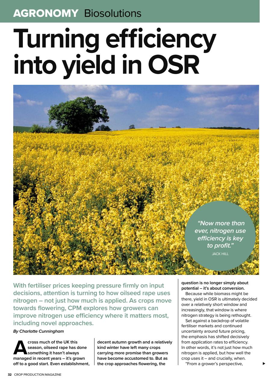 Crop Production Magazine Preview Pages