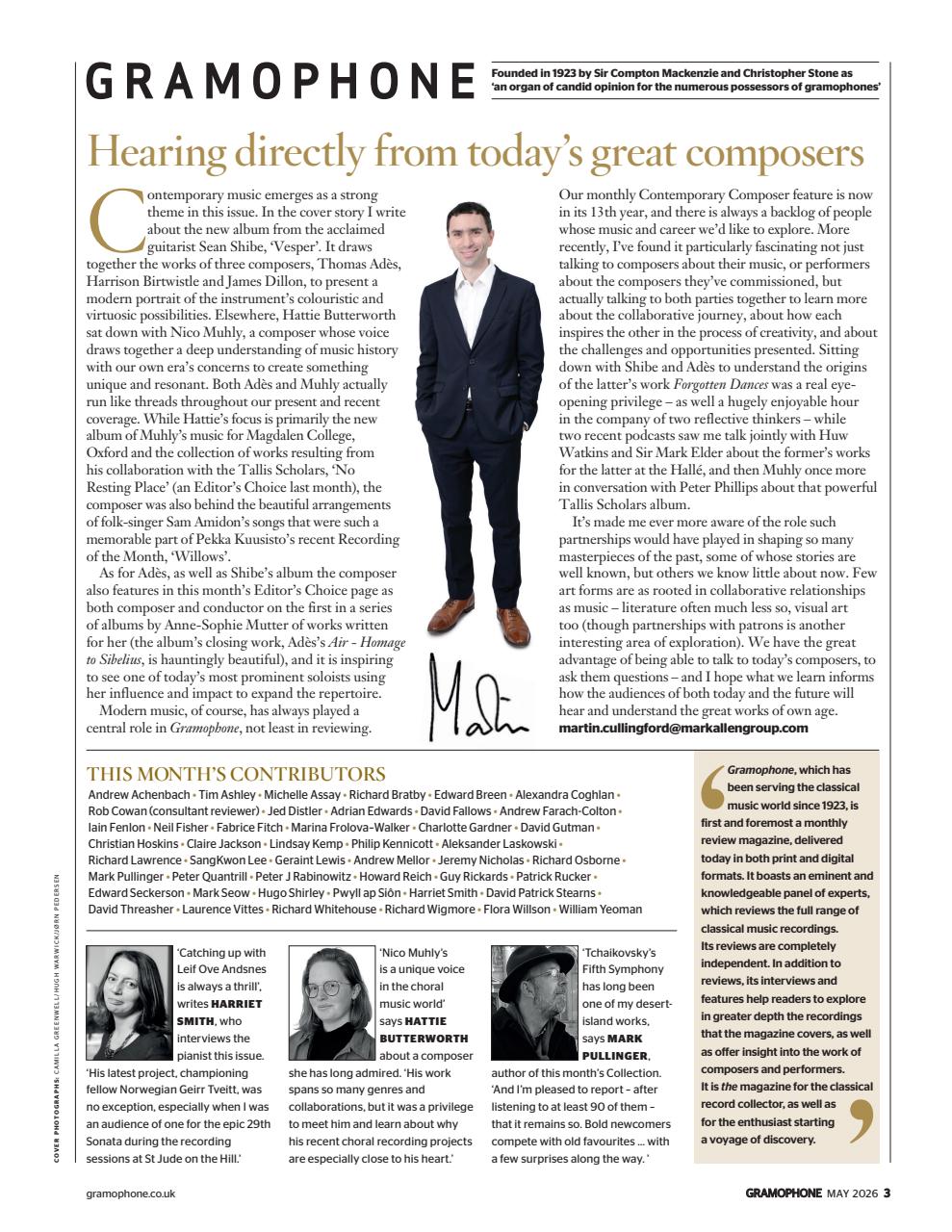 Gramophone Preview Pages