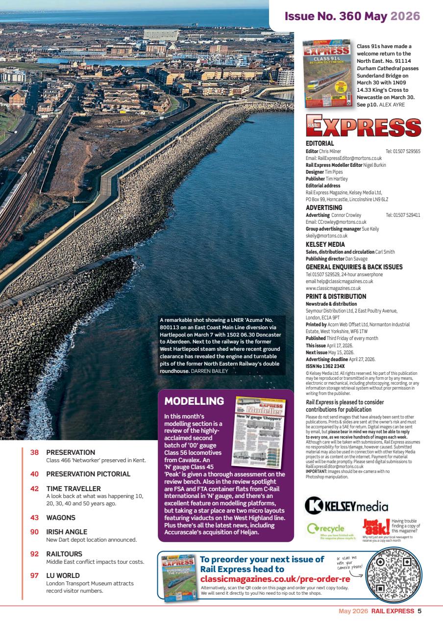 Rail Express Preview Pages