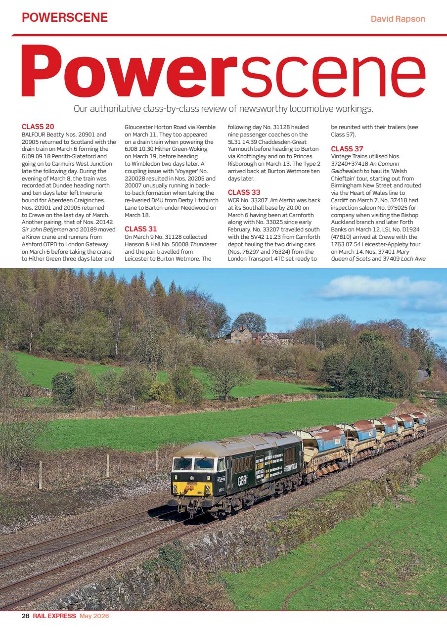 Rail Express Preview Pages