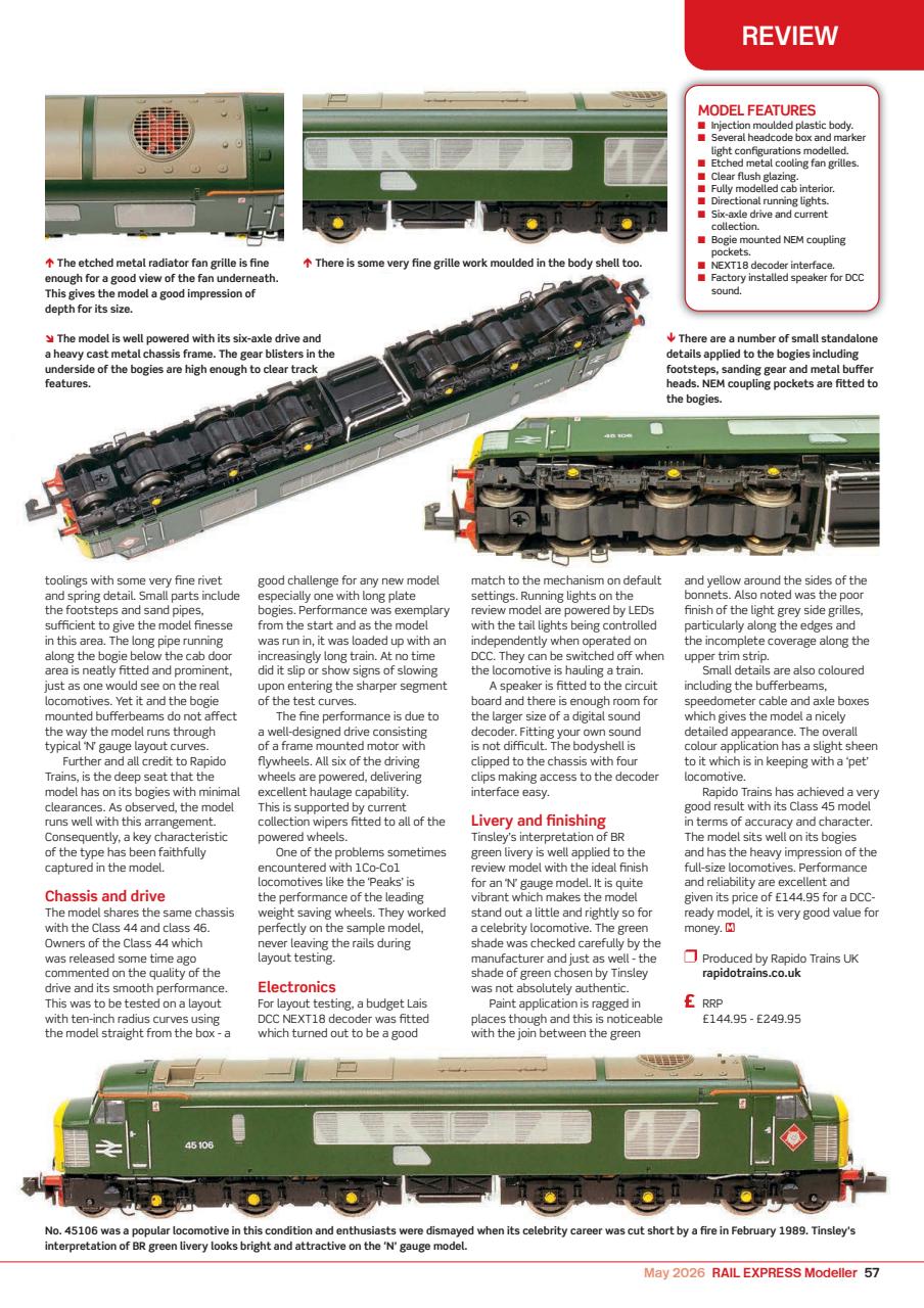 Rail Express Preview Pages