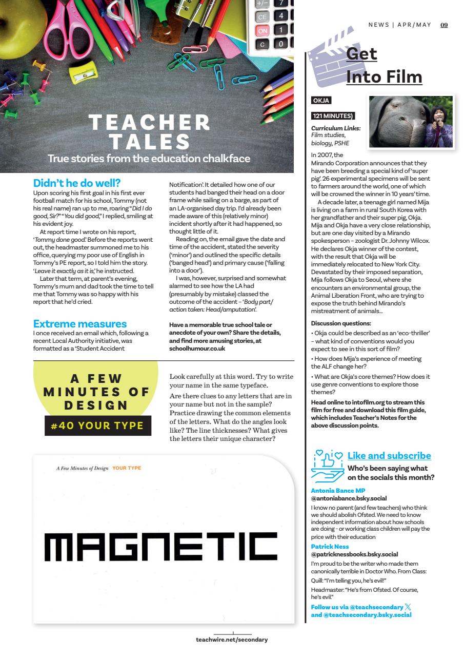 Teach Secondary Preview Pages