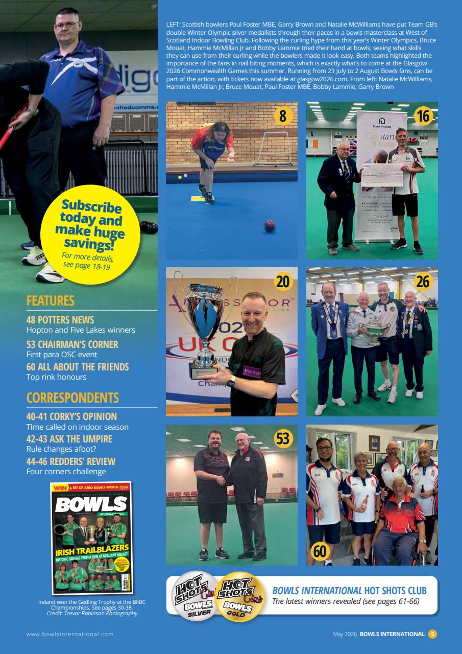 Bowls International Preview Pages