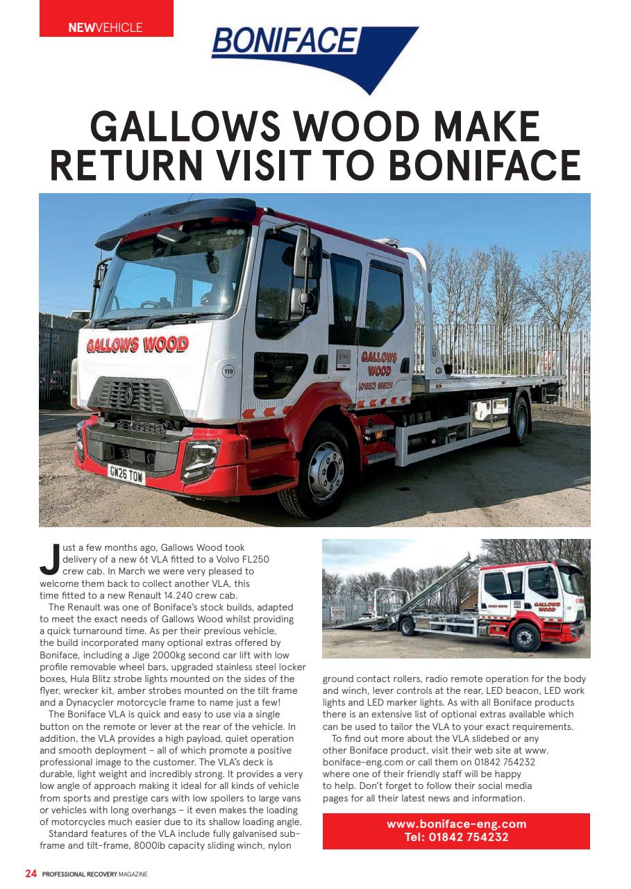 Professional Recovery Magazine Preview Pages