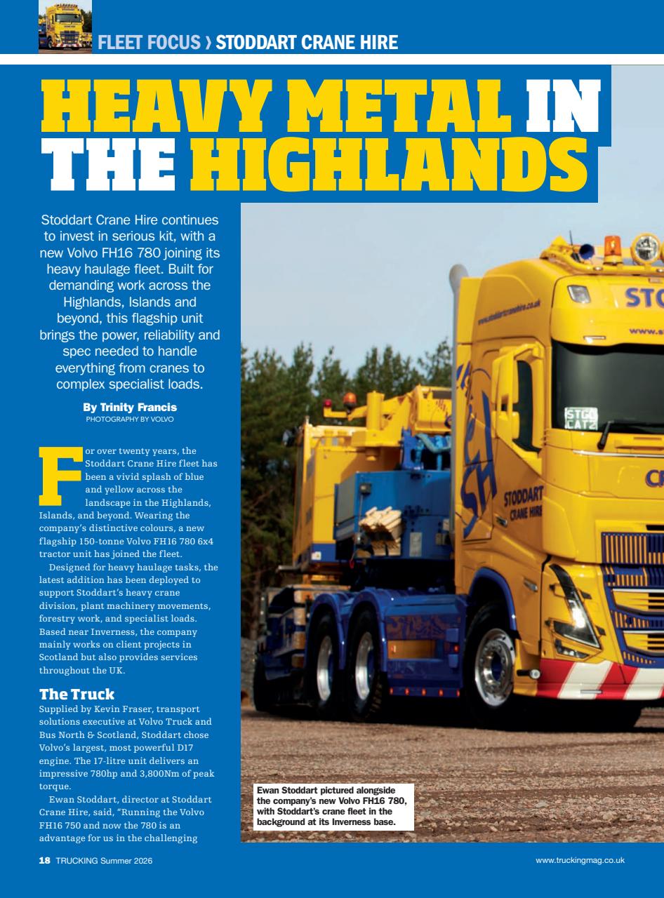 Trucking Magazine Preview Pages