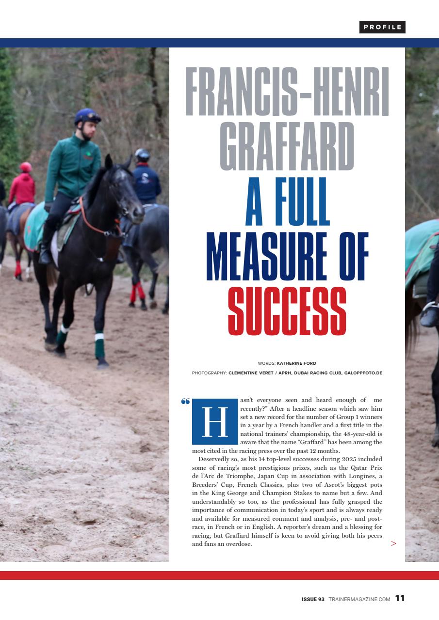 European Trainer Magazine - horse racing Preview Pages