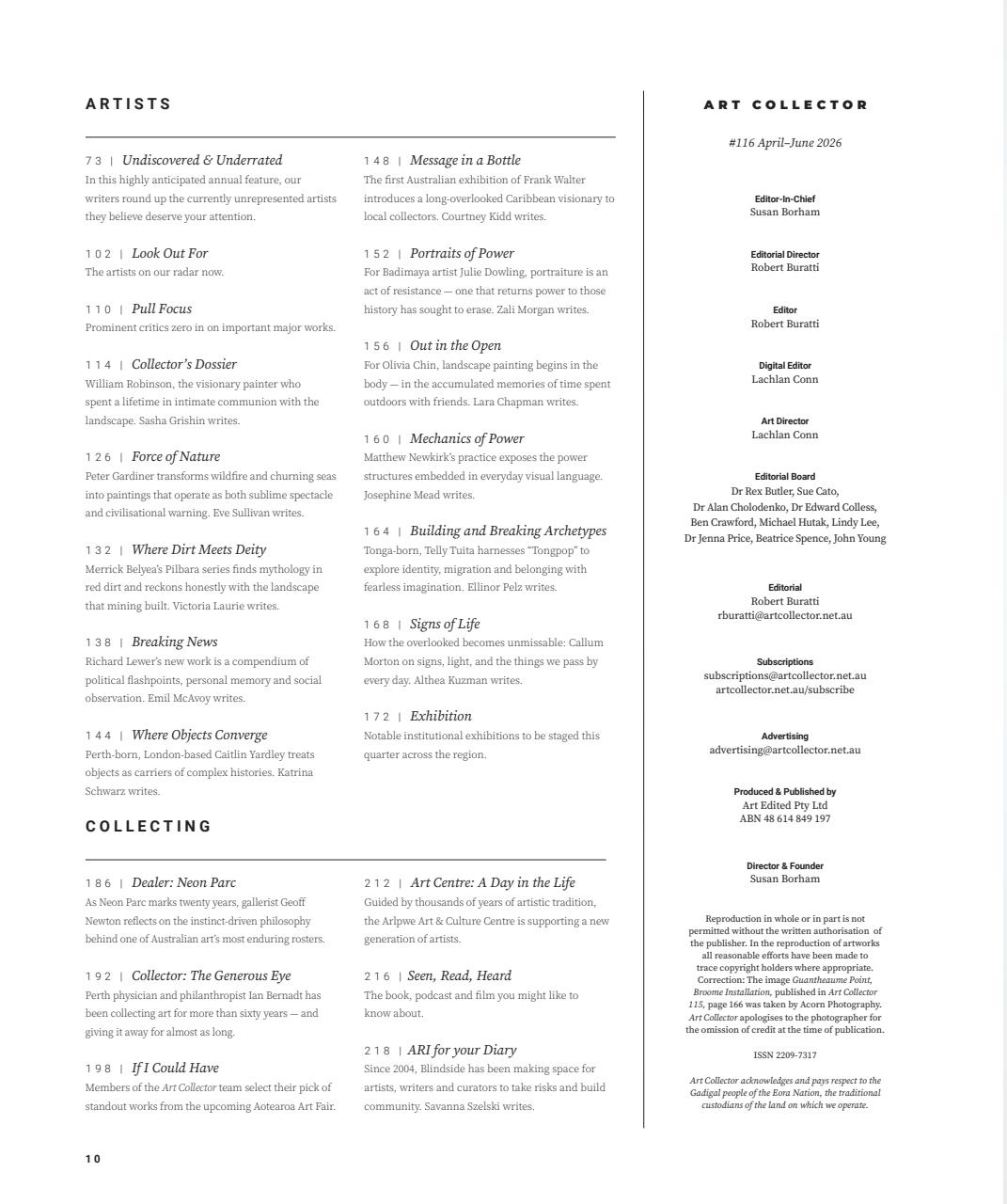 Art Collector Preview Pages