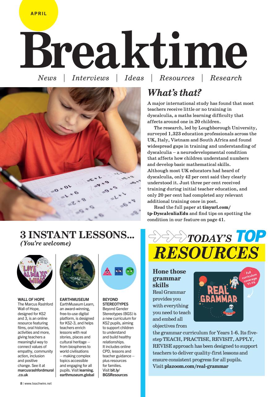 Teach Primary Preview Pages