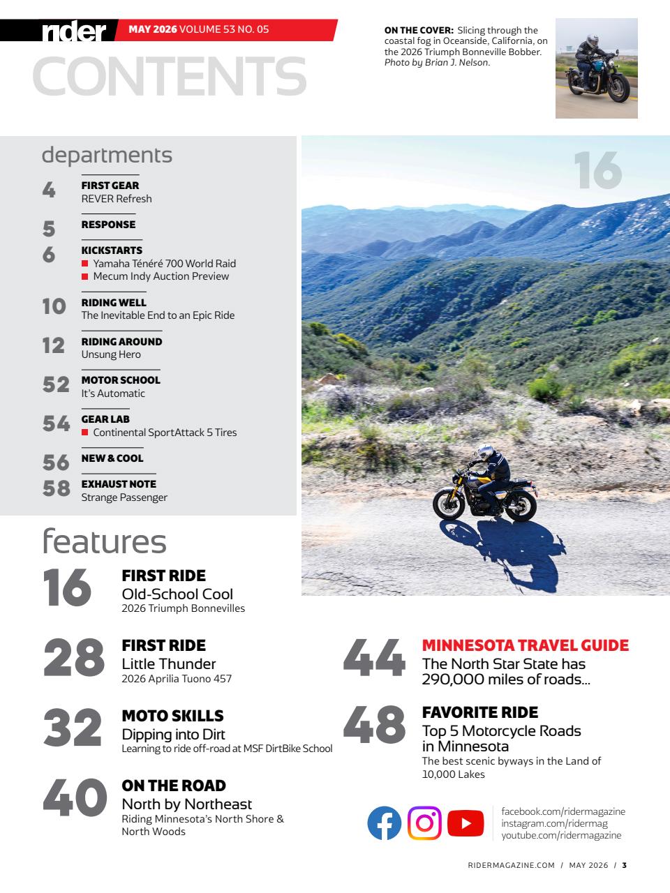Rider Magazine Preview Pages