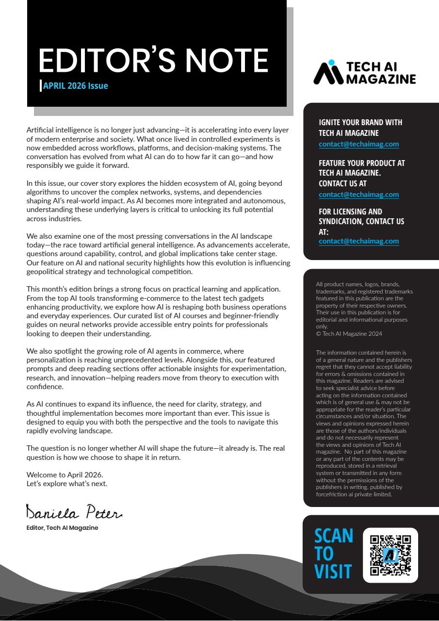 Tech AI Magazine Preview Pages