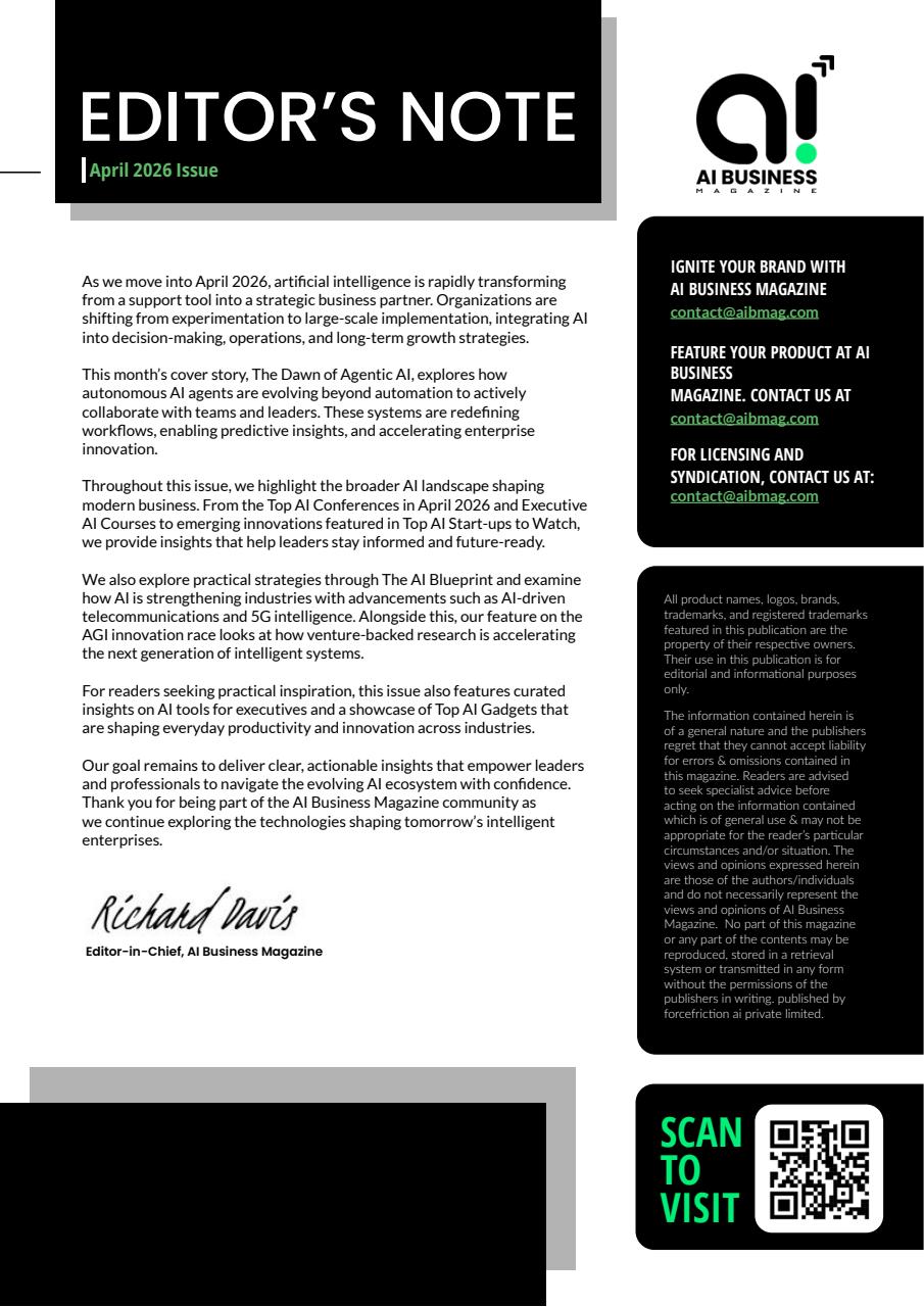 AI Business Magazine Preview Pages