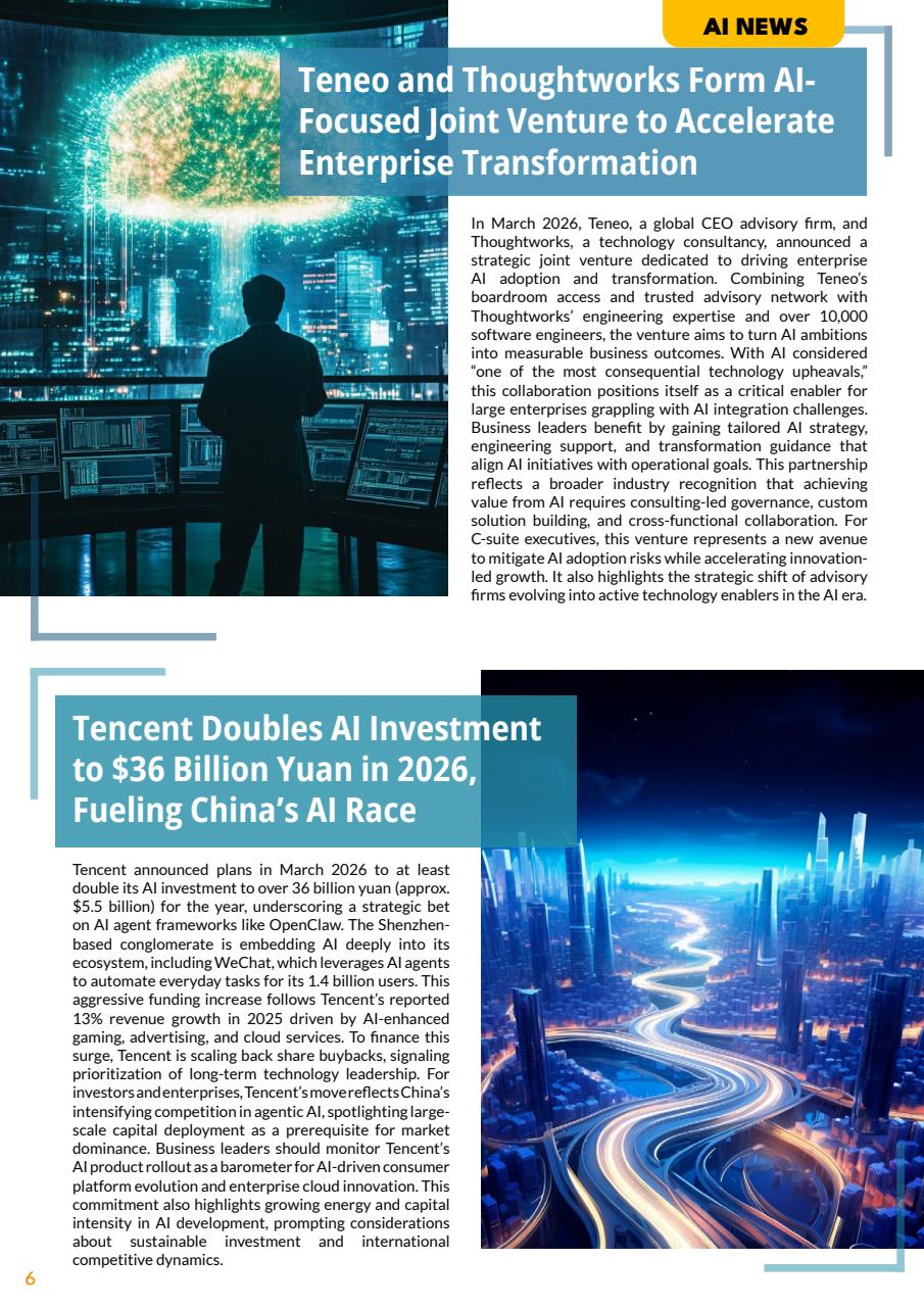 AI Business Magazine Preview Pages