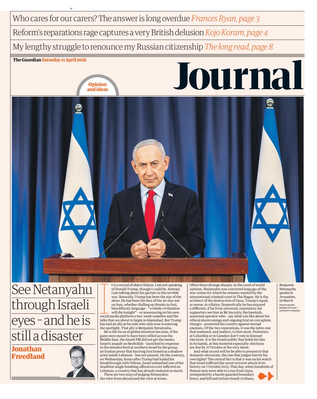 The Guardian Newspaper - Saturday, 11 April 2026 Back Issue