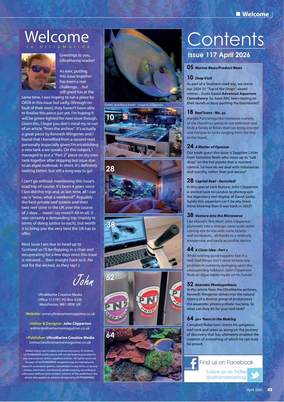 UltraMarine Magazine Preview Pages