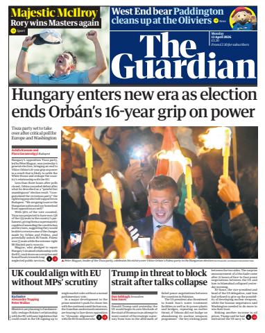 The Guardian Newspaper issue Monday, 13 April 2026