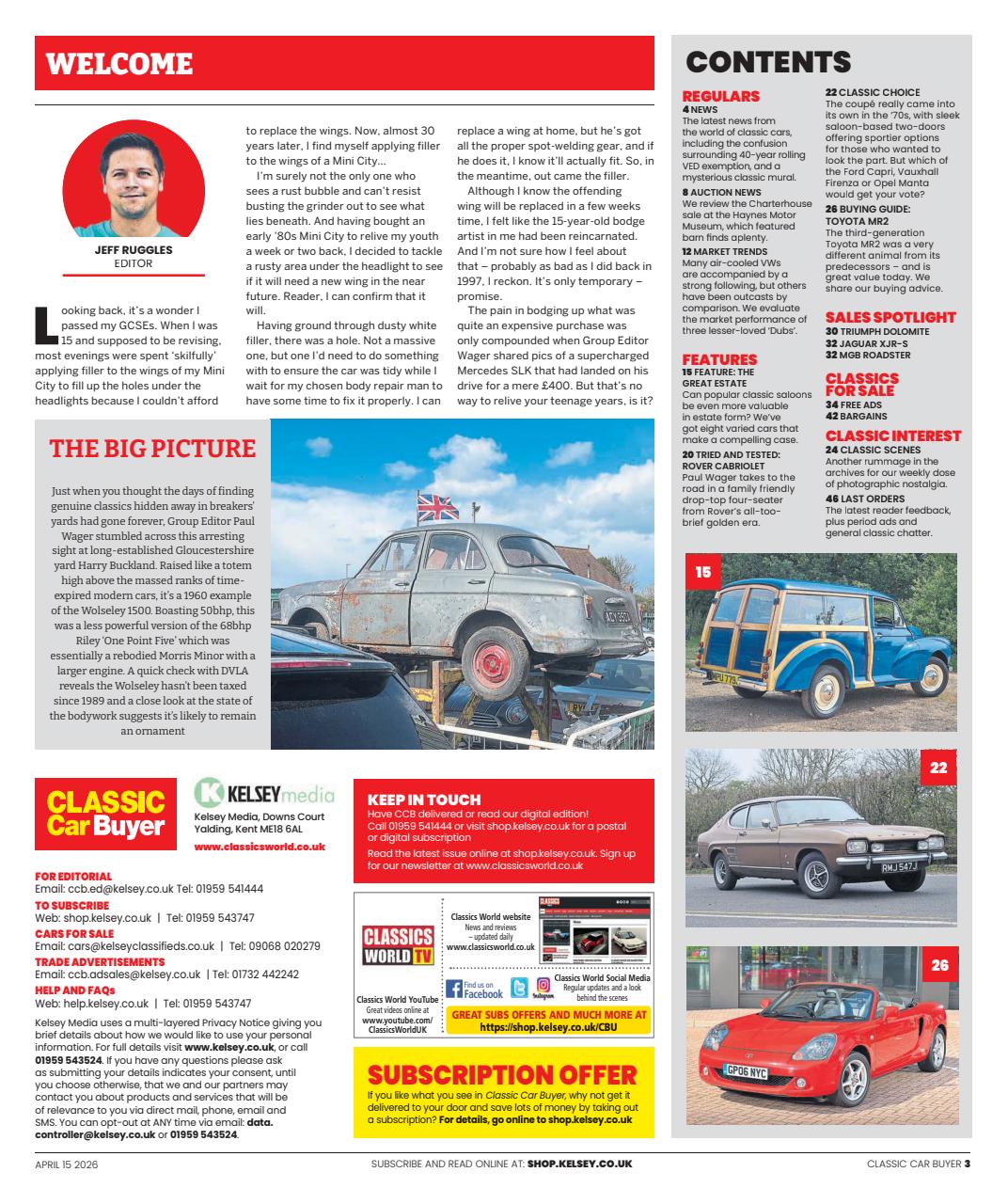 Classic Car Buyer Preview Pages