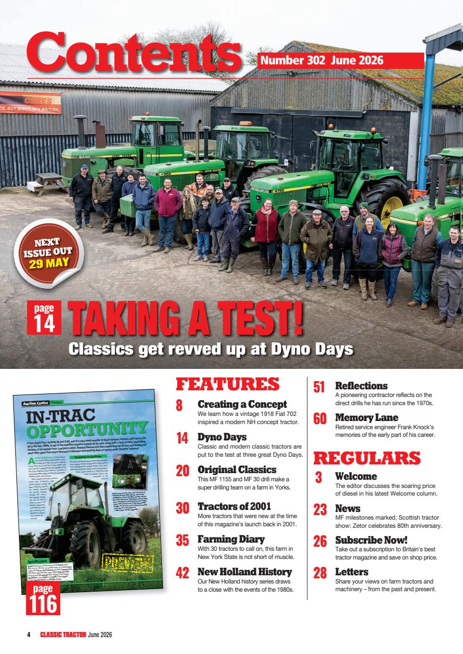 Classic Tractor Preview Pages