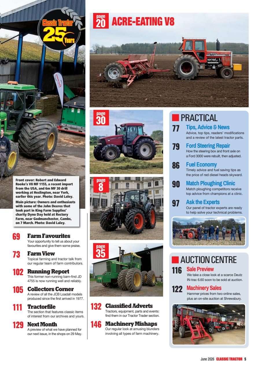 Classic Tractor Preview Pages