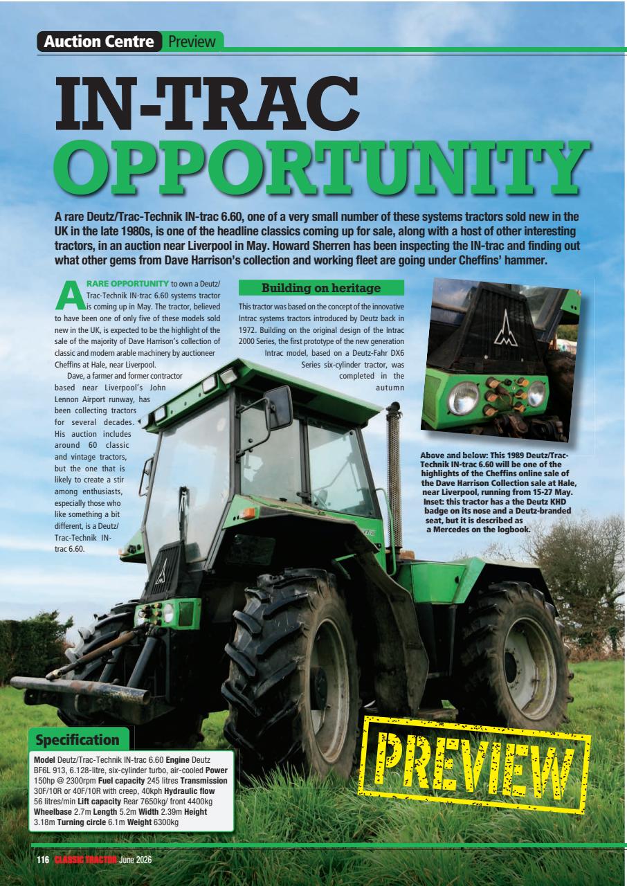 Classic Tractor Preview Pages