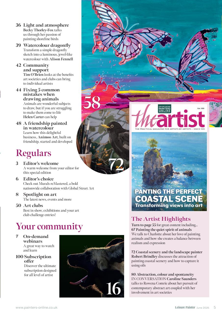 Leisure Painter & The Artist Preview Pages