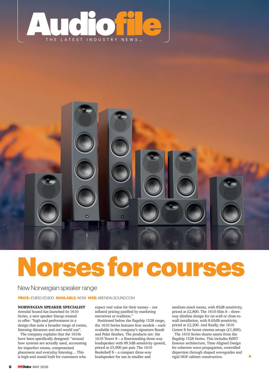 Hi-Fi Choice Preview Pages